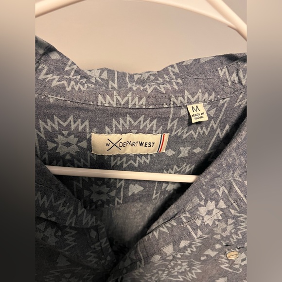 Men’s medium Depart West button down - Picture 2 of 3